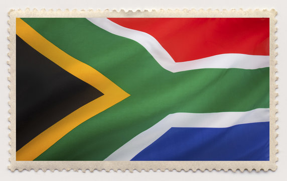 Postage stamp - Flag of South Africa