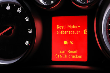Check Motoröl-Lebensdauer