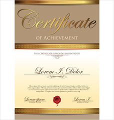 Certificate template