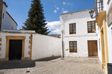 Street in Ronda village, Malaga, Andalusia, Spain
