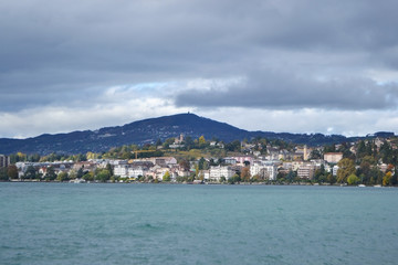Fototapeta na wymiar View of Montreux, Switzerland