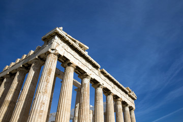 Parthenon on the Acropolis in Athens