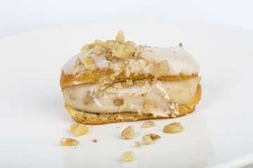 walnut eclair