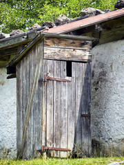 old outhouse