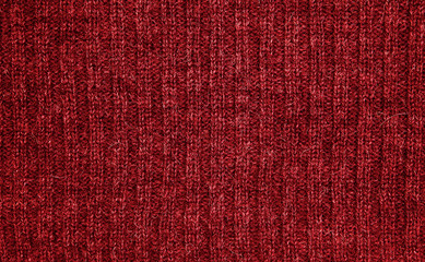 Red wool.