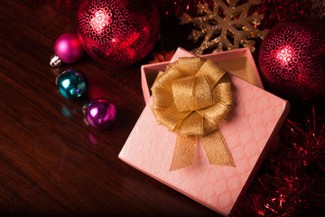 square Gift Box Christmas
