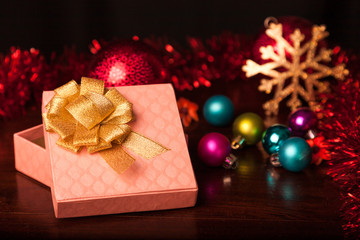 square Gift Box Christmas