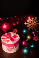 Rounded Gift Box Christmas