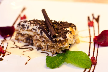 Chocolate nut cake