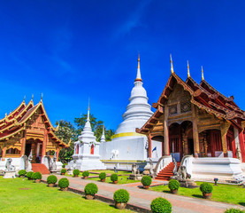 Wat Phra Sing in Chiang Mai province of Thailand