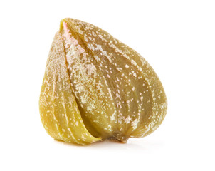 One capers isolated on white background