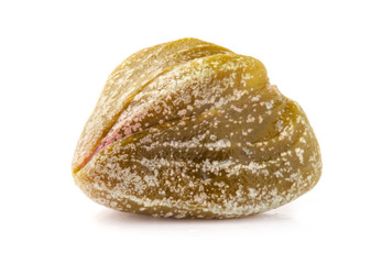 One capers isolated on white background