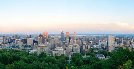 Fototapeta na wymiar Montreal panorama