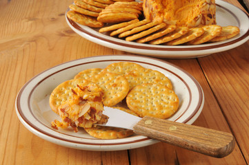 Cheese and crackers