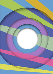 Obraz premium Vector abstract futuristic background