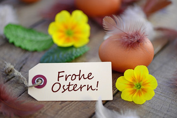 Naklejka premium Frohe Ostern!