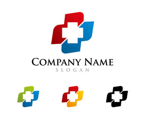 Obraz premium Abstract cross medical logo 1