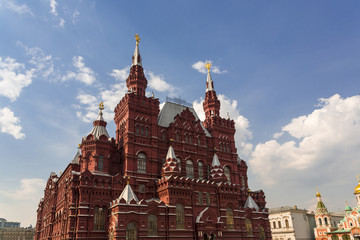 Fototapeta na wymiar Histostical Museum in Moscow