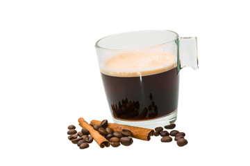Coffee with cinnamon