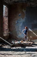 Portrait of a charming and lovely girl