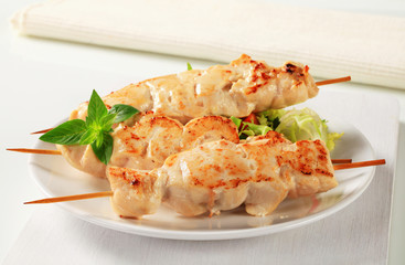Chicken skewers