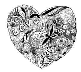 Floral heart