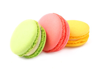 Tasty colorful macaroon.