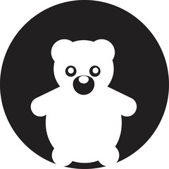 Teddy Bear Toy - Vector icon isolated