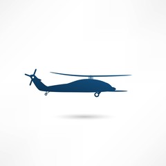 Helicopter - vector illustration