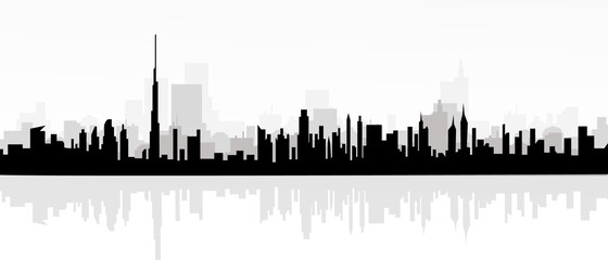 Fototapeta premium City skyline-vector