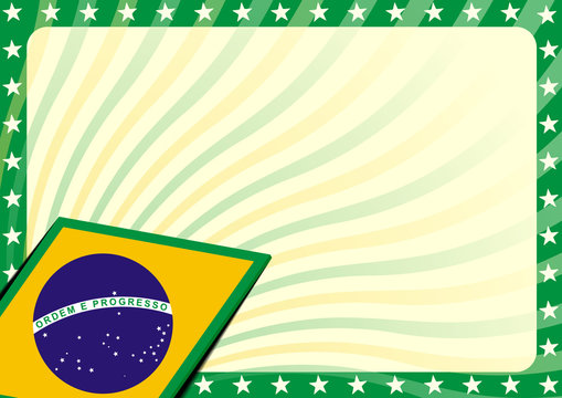 brazilian flag background
