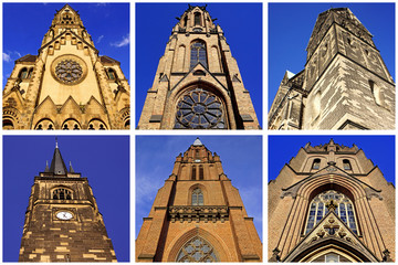 6 Kirchen in KREFELD