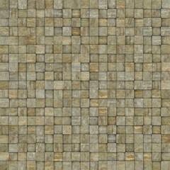 square mosaic tiled metal rusty grunge pattern