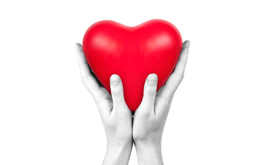 Obraz premium Health insurance or love concept