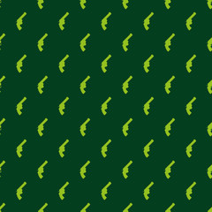 Green guns vector pattern