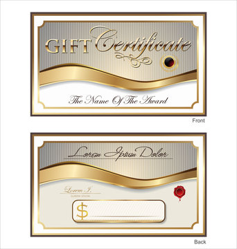 Voucher, Gift certificate, Coupon template