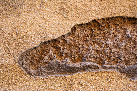 Old cracked wall