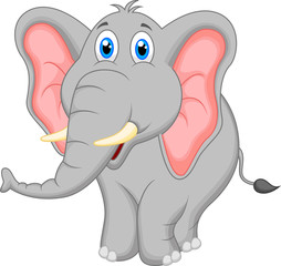 Cute elephant cartoon