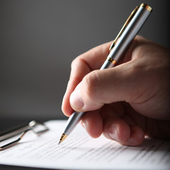 signing finance contract