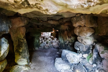 Torralba d'en Salort talayot ruins interior, Menorca