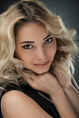 Fototapeta premium Portrait of young girl,blonde
