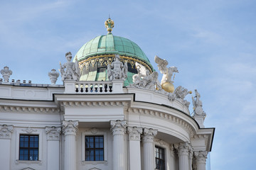 Fototapeta na wymiar Kuppel von Alte Burg, Wien