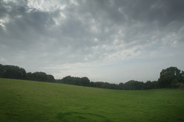 Scenic view of fields in the Cotswold, England