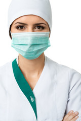 young woman surgeon