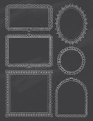 Ornate ChalkBoard Frames Two