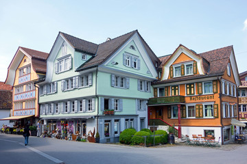 Fototapeta na wymiar Główne miasta Appenzell