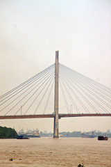 Binh Bridge in Haiphong, Vietnam