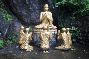 Buddha statues in Luang Prabang, Laos