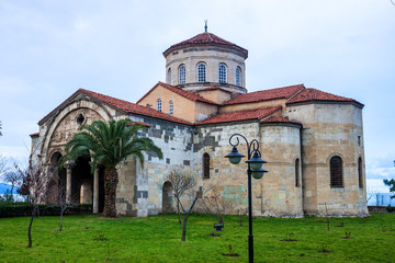 Fototapeta na wymiar Kościół Hagia Sophia w Trabzon, Turcja.