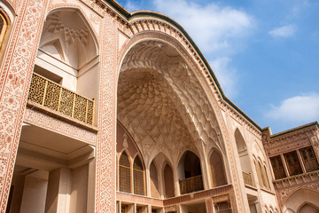 Khan-e Ameriha historic house in Kashan, Iran